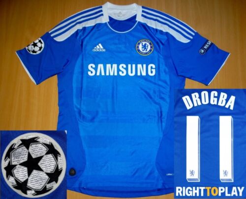 sale DROGBA Chelsea 2011 2012 M MEDIUM shirt CHAMPIONS LEAGUE CL jersey soccer - Picture 1 of 12