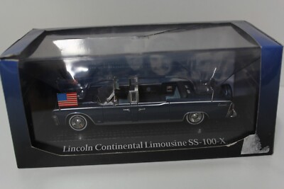 Lincoln Continental Limousine SS-100 X Kennedy 1963 1:43 NOREV Atlas Box