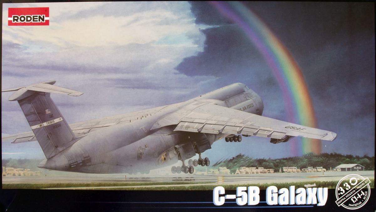 [未開封]RODEN 1/144 C-5B GALAXY Roden Models 1/144 LOCKHEED C-5B GALAXY U.S. Air Force Transport