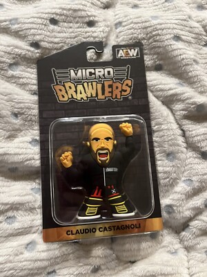 NEW Claudio Castagnoli Micro Brawler AEW All Elite Crate