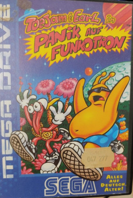 ToeJam & Earl Panik auf Funkotron Sega Mega Drive (Box, Modul) working cond