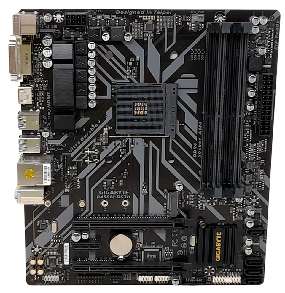 Motherboard Gigabyte Gigabyte B450m Ds3h Dual Bios Gigabyte B450M