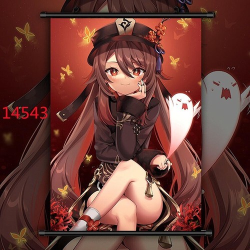 New Genshin Impact Hu Tao Anime Hd Wall Decor Stylisht(No Frame) eBay