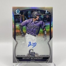 2023 Bowman Chrome Baseball Bryant Betancourt #/499 Auto Refractor 1st Bowman RC