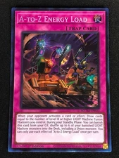 YUGIOH A-TO-Z ENERGY LOAD MZTM-EN024 1ST COLLECTORS (NM)