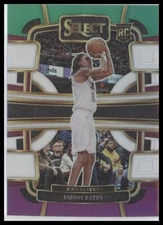 2023-24 Panini Select #67 Emoni Bates Green White Purple Prizms