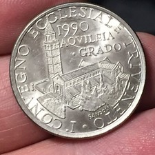 1°CONVEGNO ECCLESIALE TRIVENETO 1990 AQUILEIA GRADO MEDAGLIA BANDOLI (mm.27)