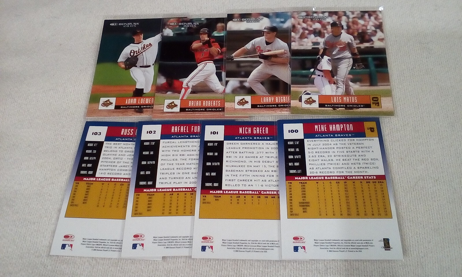 2005 Donruss (100-199) part set Baseball  Pick cards that you want/need.