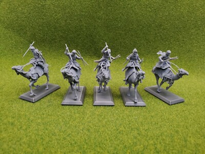 Caballero miniatures 28mm Berber Camel Riders Warriors 3D Print Reconquer