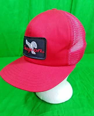 Snap-on Tools Hat VTG USA Patch Trucker Mesh Wrench Red  display picture 3