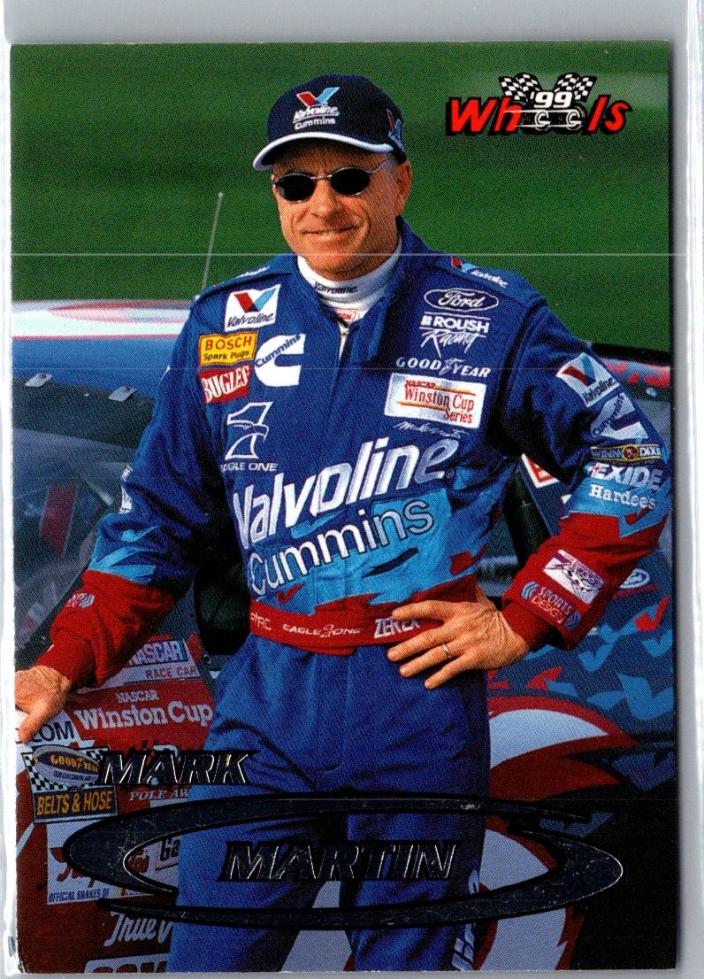 1999 Wheels #22 Mark Martin Golden #/50