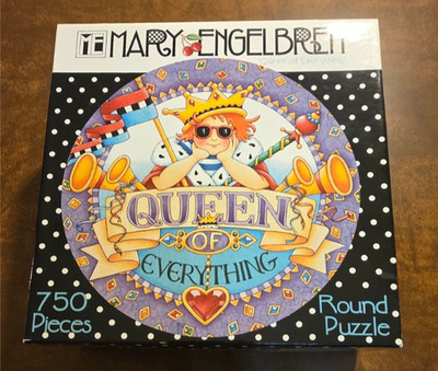 Mary Engelbreit 750 Piece Jigsaw Puzzle Queen of Everything | NEW