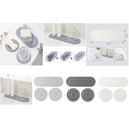 3Pcs Diatomite Stone Coasters for Efficient Moisture Absorption in Home - Picture 11 of 19
