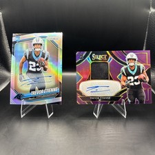 2025 Panini Trevor Etienne Select RPA Purple /49 & Silver Auto RSMP-TEE Panthers