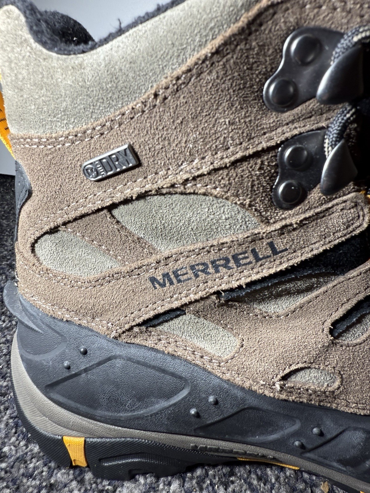 Stivali Merrell Moab Polar impermeabili isolati da uomo US 10 marrone pietra J41915 Y3