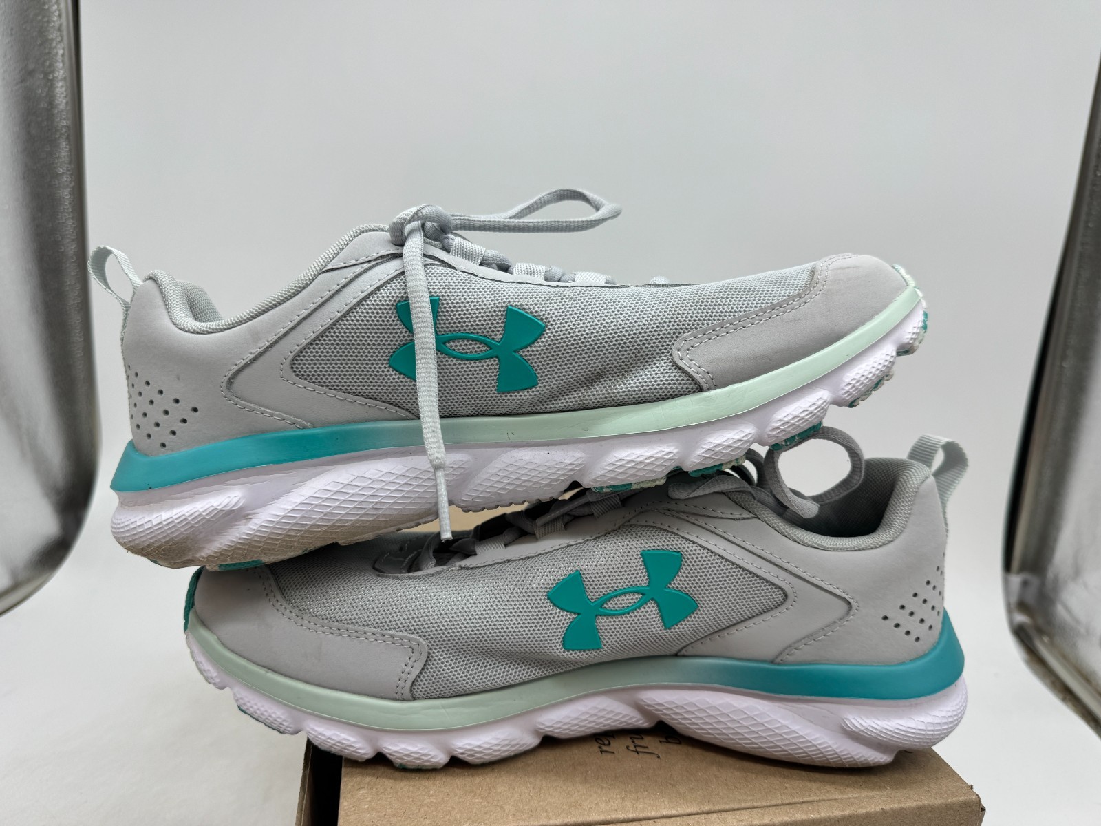 Under Armour Charged Assert 9 Marble Athletic Sne… - image 5