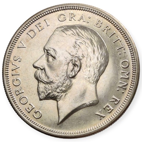 1927 Proof Wreath Crown George V Great Britian Large Silver Coin 10T