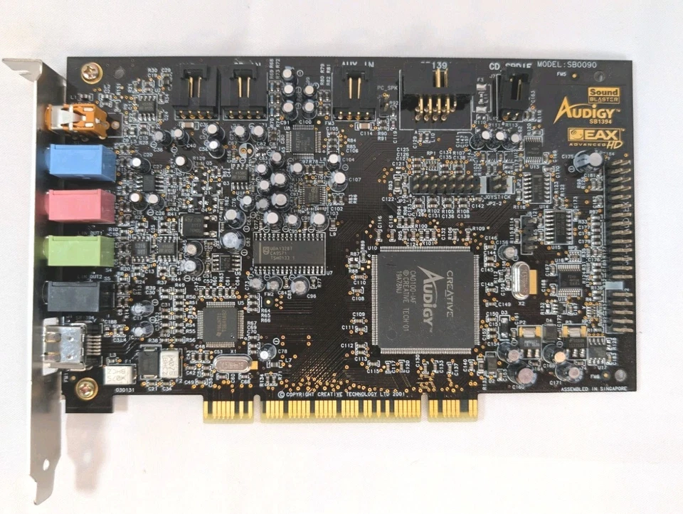 Sound Blaster Audigy SB0090 EAX Advanced HD SB1394 5.1 Chl PCI