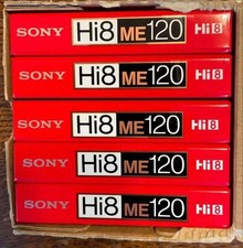 SONY Hi8 ME METAL High Quality 8mm Video Cassette Tapes New Sealed Lot 10