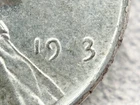 1943 Uncirculated Lincoln Wheat Ghost 4 Error Penny