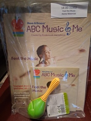 Move and Grove ABC Music & Me Feel The Music CD New Home Materials