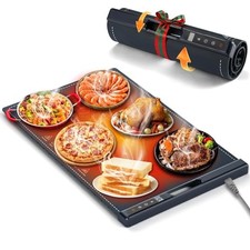 Food Warming Mats for Countertop, 23.62"*14.96" Warming Mat 23.62" Dark Blue