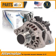 Alternator for Hyundai Accent Veloster 12-17 Kia Rio 12V 90A CW 6-Groove L4 1.6L