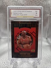 1995 Upper Deck Predictors 1996 Michael Jordan NBA Finals MVP #R5 Mint 9 Bulls
