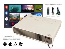 Eco-Friendly DLP Hybrid Projector for Hobby Creative Spaces 3000 ANSI Full HD