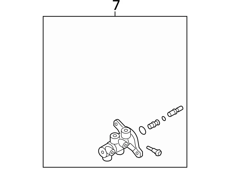 2014-2016 Hyundai Elantra Brake Master Cylinder MKCL9 - Image 4 of 4