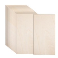 12 Pack 22 x 12 x 1/16 Inch-2 mm Thick Basswood Sheets for Crafts Unfinished ...
