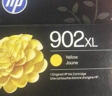 NEW SEALED HP 902XL Yellow Ink Cartridge Genuine OEM Exp: 10/2027
