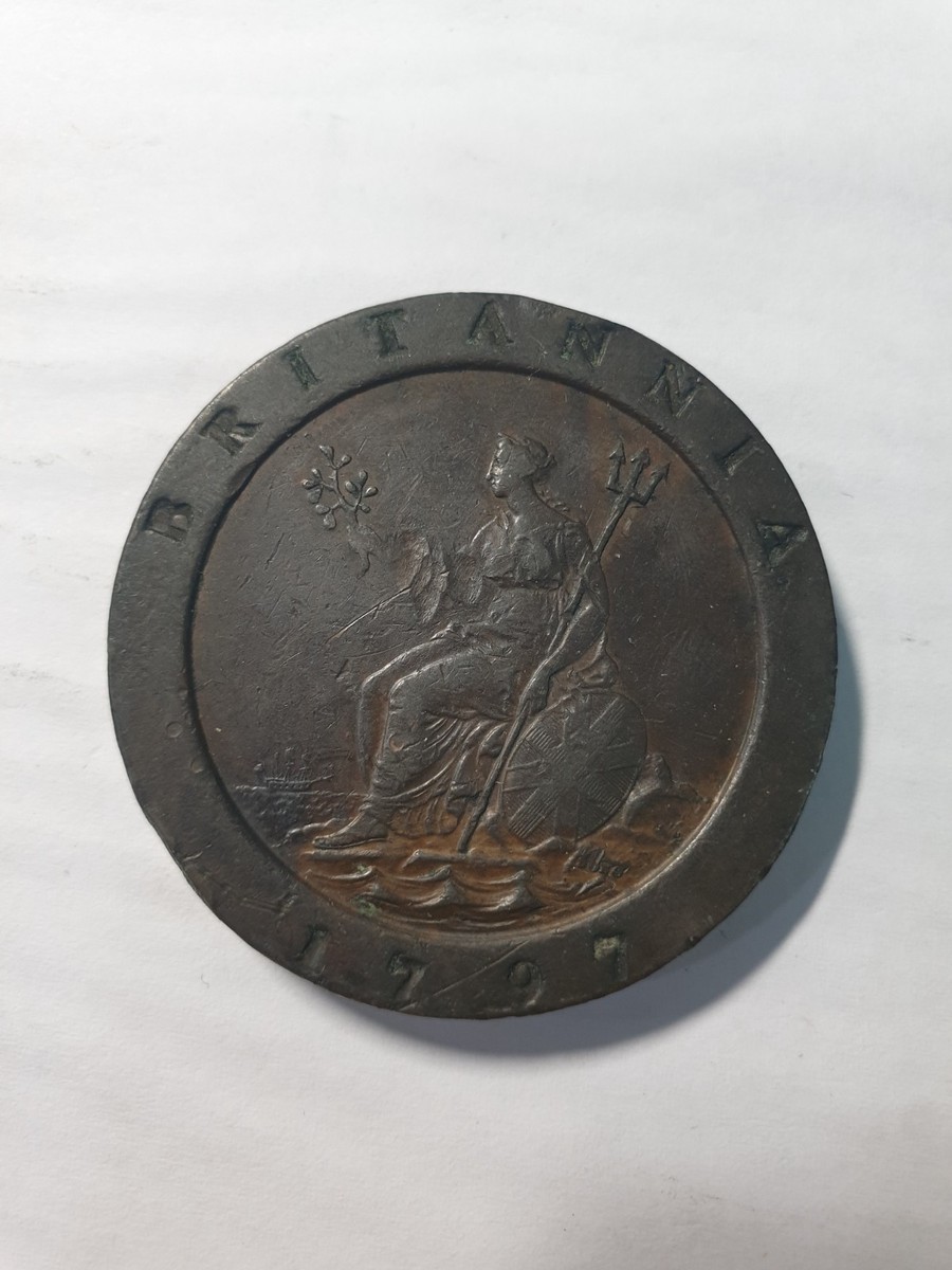 外国　イギリス車輪銭2P銅貨　1797年 外国 イギリス車輪銭2P銅貨 1797年 ワールドコインギャラリー on X: