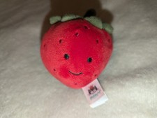 Jellycat Fabulous Strawberry Fruit Plush Toy, retired