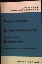 Ernest Hemingway, aus dem Erzählwerk : Unter...