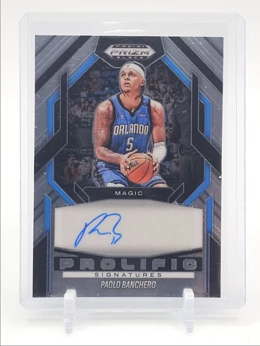 PAOLO BANCHERO 2024-25 PANINI PRIZM BLACK PROLIFIC SIGNATURES AUTO Q6438