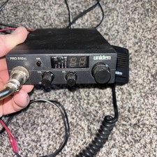 Uniden PRO510XL 40 Channel 4 Watt Compact CB Radio With Mic Powers On