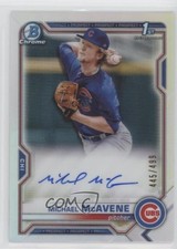 2021 Bowman Chrome Prospects Refractor 445/499 Michael McAvene #CPA-MM Auto 0c3e