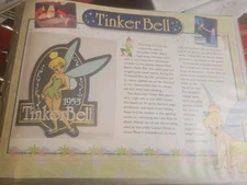 tinkerbell tinker bell willabee and ward 9x12 patch disney collection sheet w&w