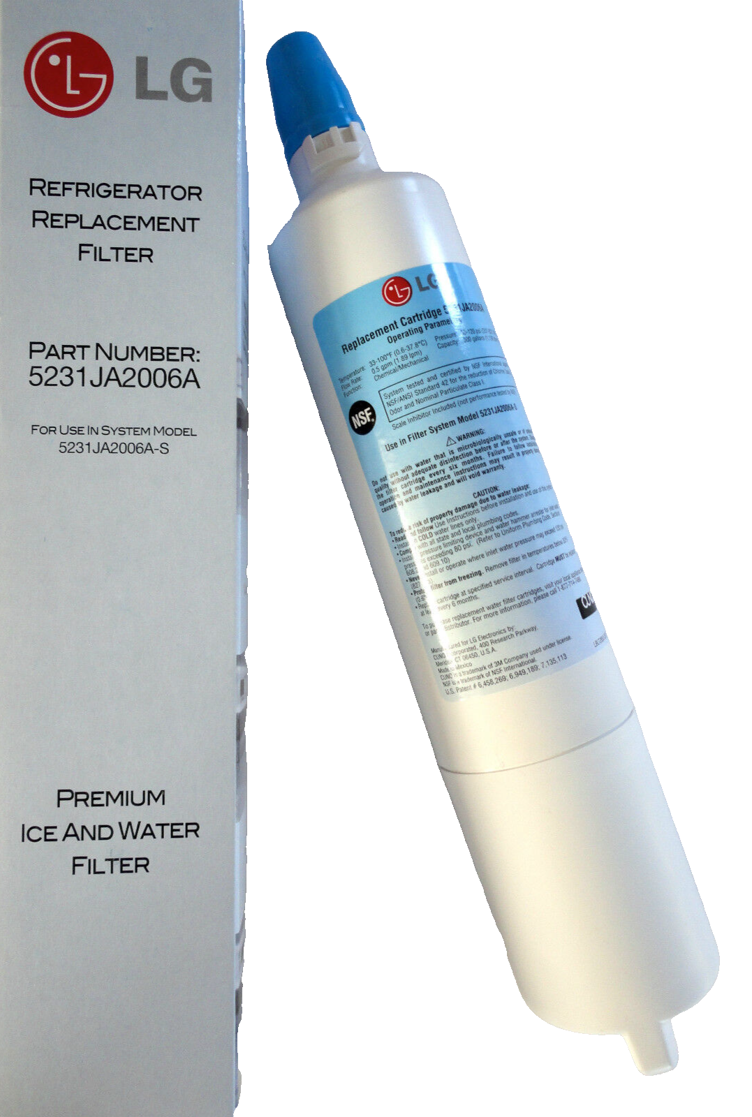 LG LFD22860SW LFD25860SB fridge freezer LT600P 5231JA2006A water filter