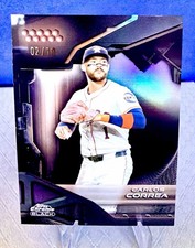 2026 Topps Chrome Black - Carlos Correa Rose Gold Refractor 02/10