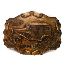 Ford Model A Belt Buckle Antique Cars Iconic Auto Vintage 70s .xtt284 Ford Model A Belt Buckle Antique Cars Iconic Auto Vintage 70s .xtt284