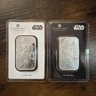 Star Wars™ Dark Side & Light Side Bundle - 2 x 1oz Fine Silver 999 - RARE SET
