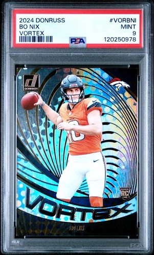 2024 PANINI DONRUSS VORTEX #VORBNI BO NIX ROOKIE RC PSA 9