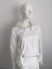MARITHE FRANCOIS GIRBAUD white long sleeve top blouse size 38 M