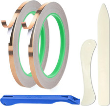 7/32 Inch Copper Foil for Stained Glass, Copper Reactive Foil with Double-Sided