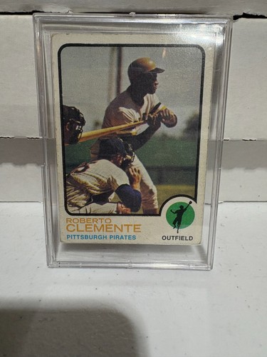 Carte De Baseball 1973 Topps #50 Roberto Clemente - État Quasi Neuf (MT/NMMT)