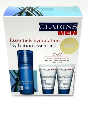 CLARINS MEN Hydration Essentials 3PC Set