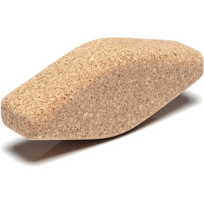 Go4Cork Cork Yoga Egg Block - Oval | 11 x 4 x 3'' | Unique Shape for Comfort G...