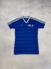 Adidas Vintage 80s West Germany Striped Mens Blue Football Soccer Jersey #15 L